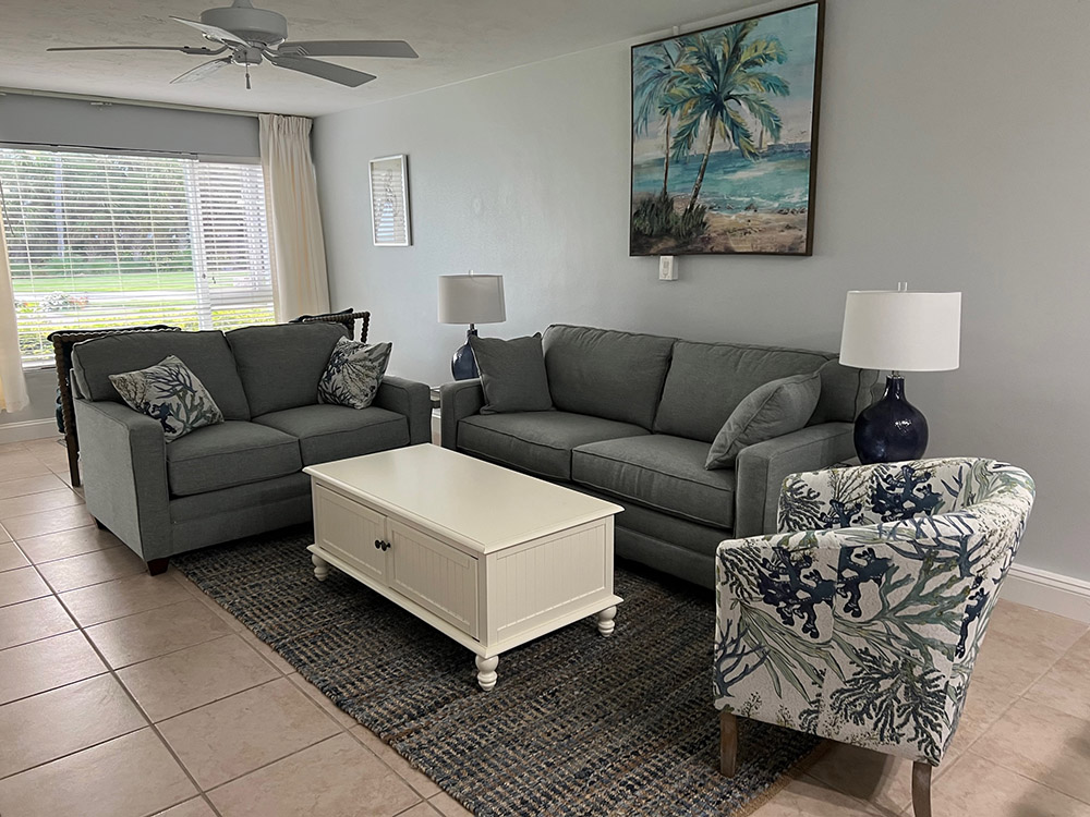 Unit 19 Sunset Beach Club living room - Key Colony Beach, FL 33051